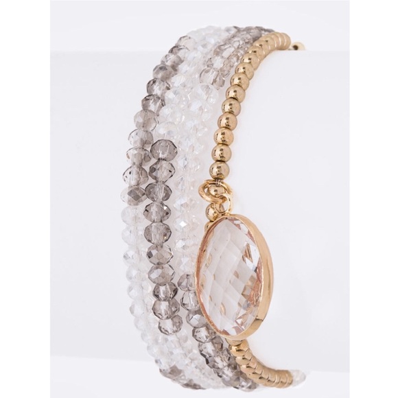 Jewelry - 2 @ 30✅ Crystal Drop Layer Bracelet Jewelry - 2 @ 30✅ Crystal Drop Layer Bracelet